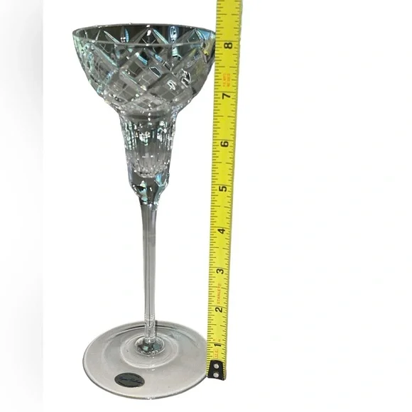 Two Regent Collection Candlestick Holders Full Lead Crystal Vintage Handmade - Picture 13 of 17